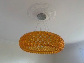 Lampadari & plafoniere: Lustre orange original design – Usato da Pully venduto da mbe_fk78