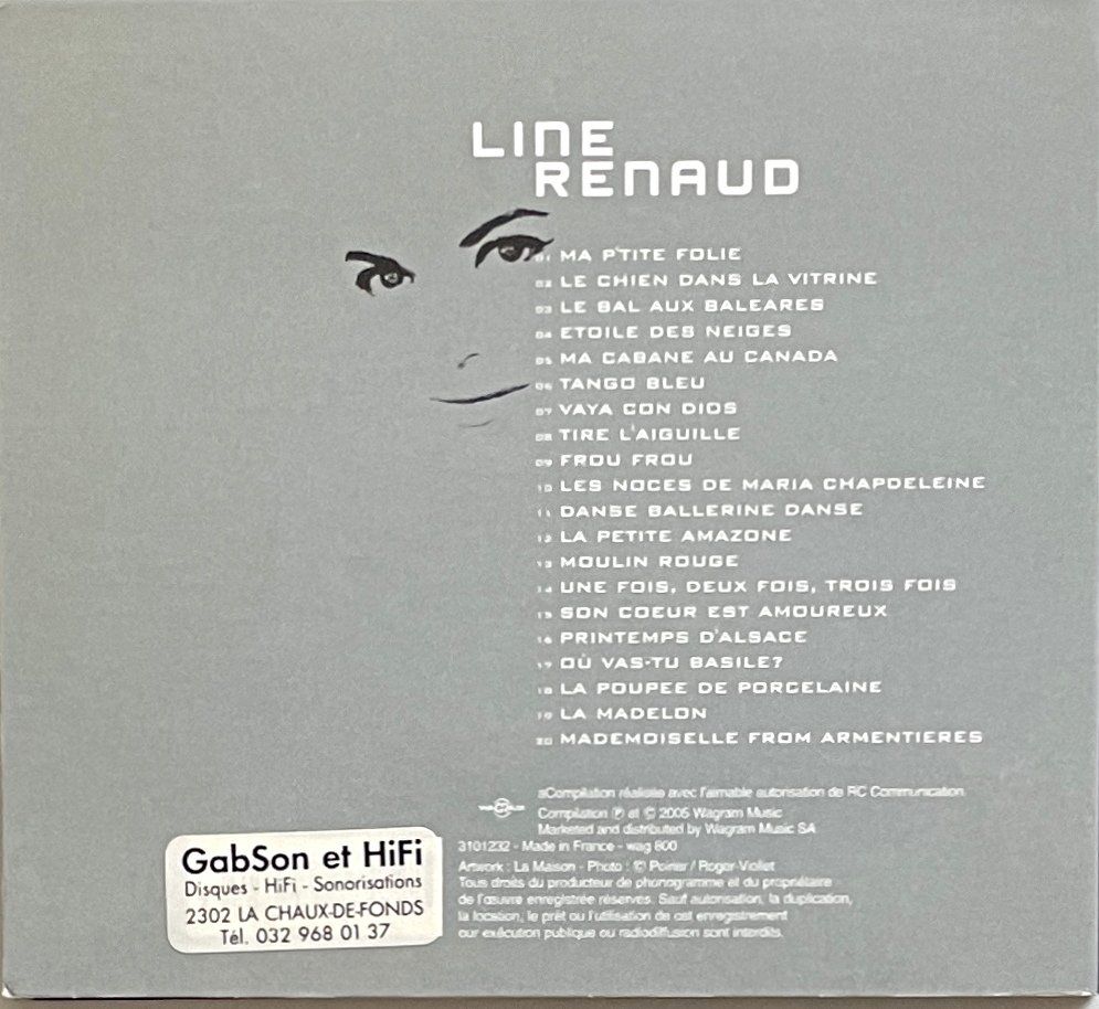 CD: Line Renaud CD Digipack - Ses plus grands succès – Usato da Savagnier venduto da Ne2065 1