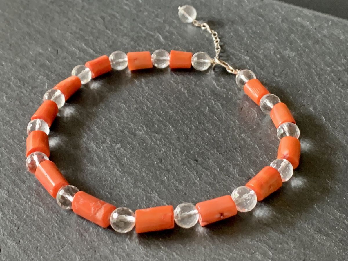 Ketten: Red Coral Necklace - Sterling Silver – Neu und originalverpackt aus Rüschlikon von ThereseJewelryDesign 3