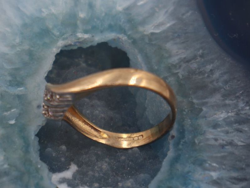 Anelli: Gold Ring Damen, 375 Gelbgold – Usato da Baden venduto da TellsKuchenhaus 5