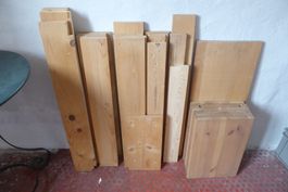 Restposten diverse Tannenholzbretter