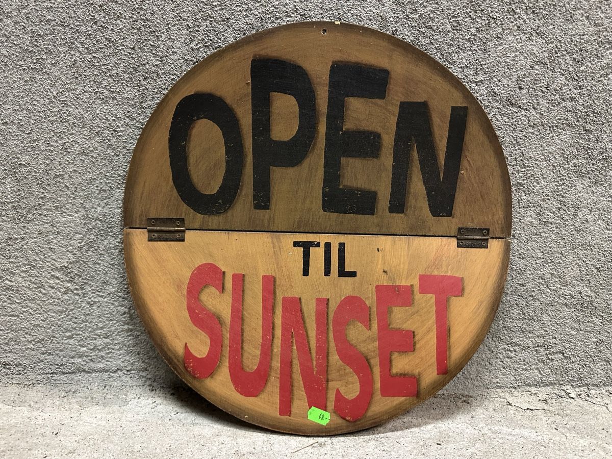 Ecriteaux: Open till sunset – D'occasion à Reinach AG par rares75