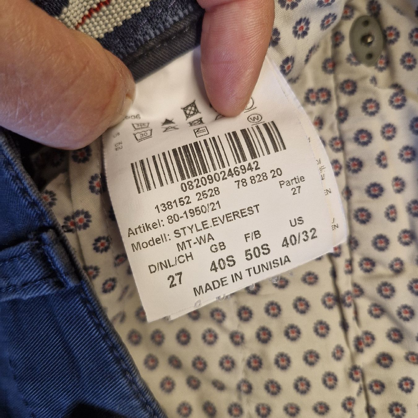 Brax Pantaloni: Brax Hose dunkelblau • 27 – Usato da Forch venduto da nadinepalermo 2