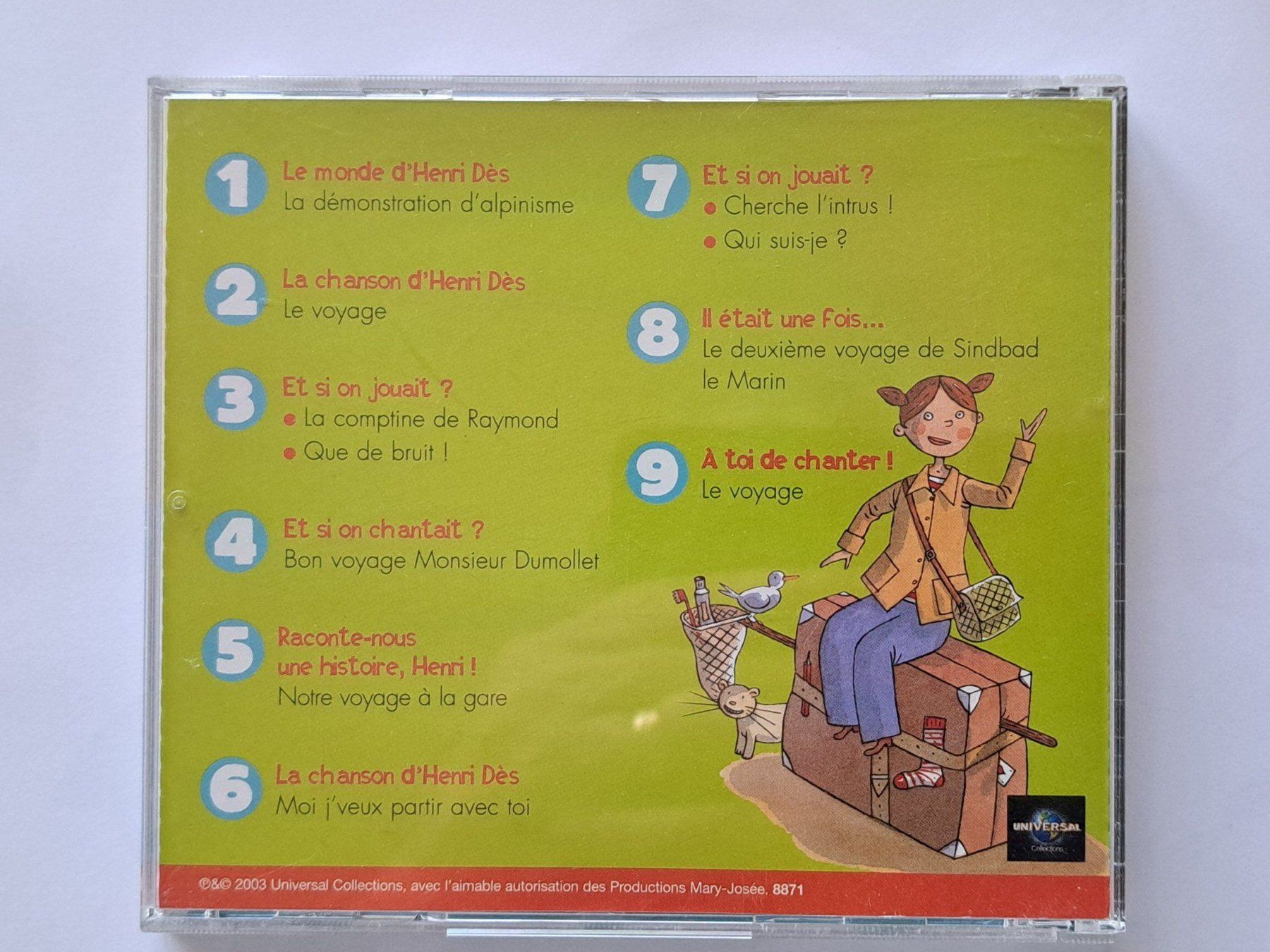 CD: Cd Le monde d'Henri Dès - Le voyage – Usato da Pully venduto da bro_n52j 1