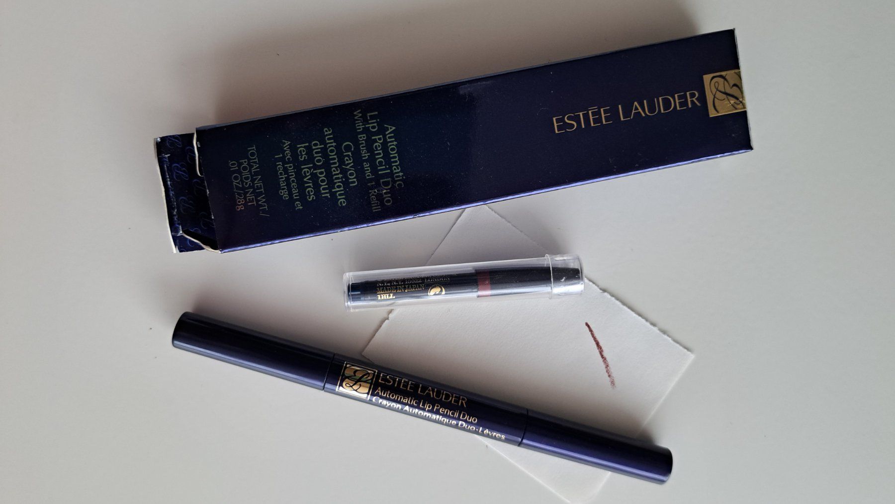 Estée Lauder Make-up: Estee Lauder Automatic Lip Pencil Duo - 21 Fig – Usato da Schliern b. Köniz venduto da Potpourri 1