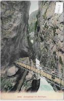 Aareschlucht bei Meiringen - Litho