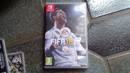 Jeu FIFA18 switch. Boite  fr/de/it