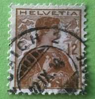  Nr.121  Brustbild der Helvetia mit Schwert GESTEMPELT    