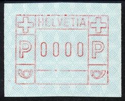 ATM 7II sehr seltener 0000-Druck ** postfrisch