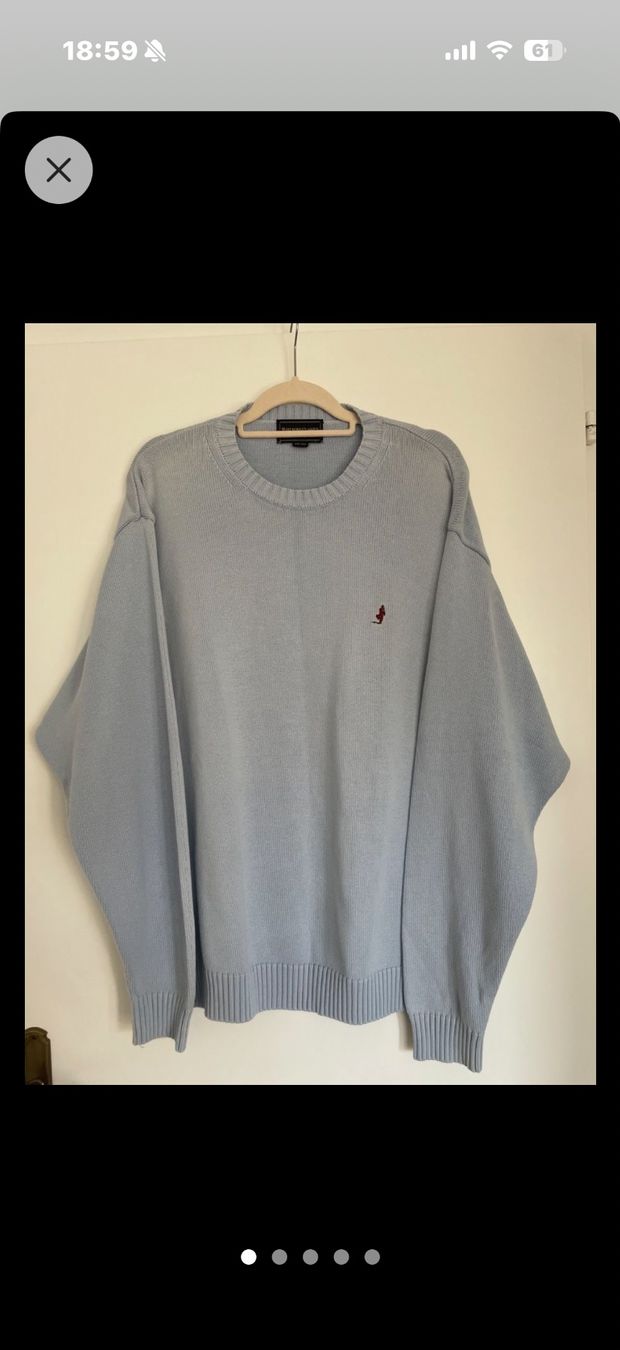Marlboro Maglioni & Felpe: Pull maille bleu ciel - XXXL – Usato da Neirivue venduto da naz_z28w