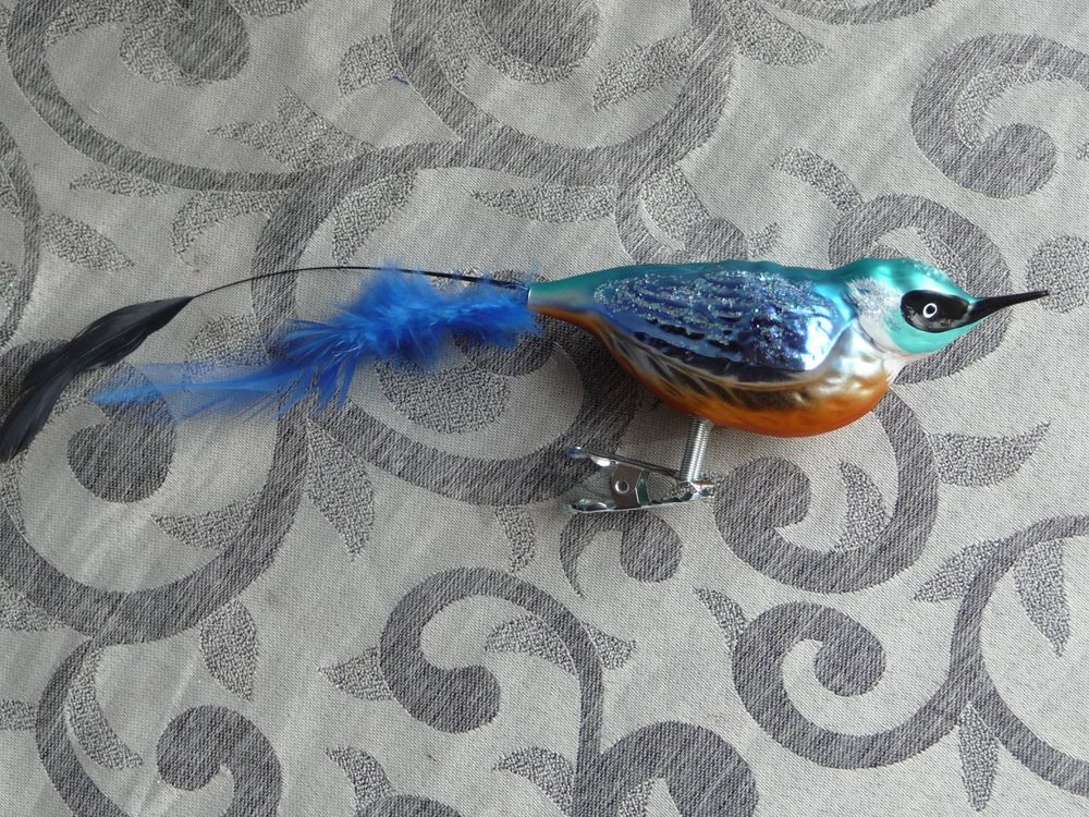 Produktbild von Vogel Weihnachtskugel Ornamente - 3D Saisonale Dekoration | Weihnachtsbaumdekoration Vogel Kolibri Kugel Anhänger | Für Innenbereich Wohnzimmer Familie Auto Rückspiegel Fenster Kaminsims