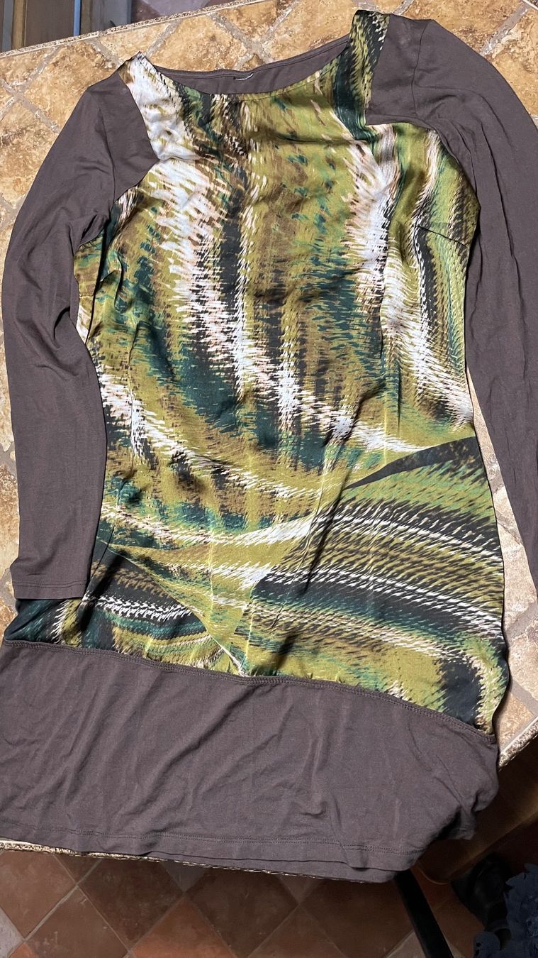 Benetton Vestiti: Bell Abito di seta con cotone-S/M-chic e elegante – Nuovo (secondo la descrizione) da Gordevio venduto da LanaZimm 6
