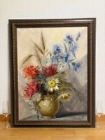 73cmbreit x 93cmhoch/ Öl Gemälde Feld Blumenstillleben