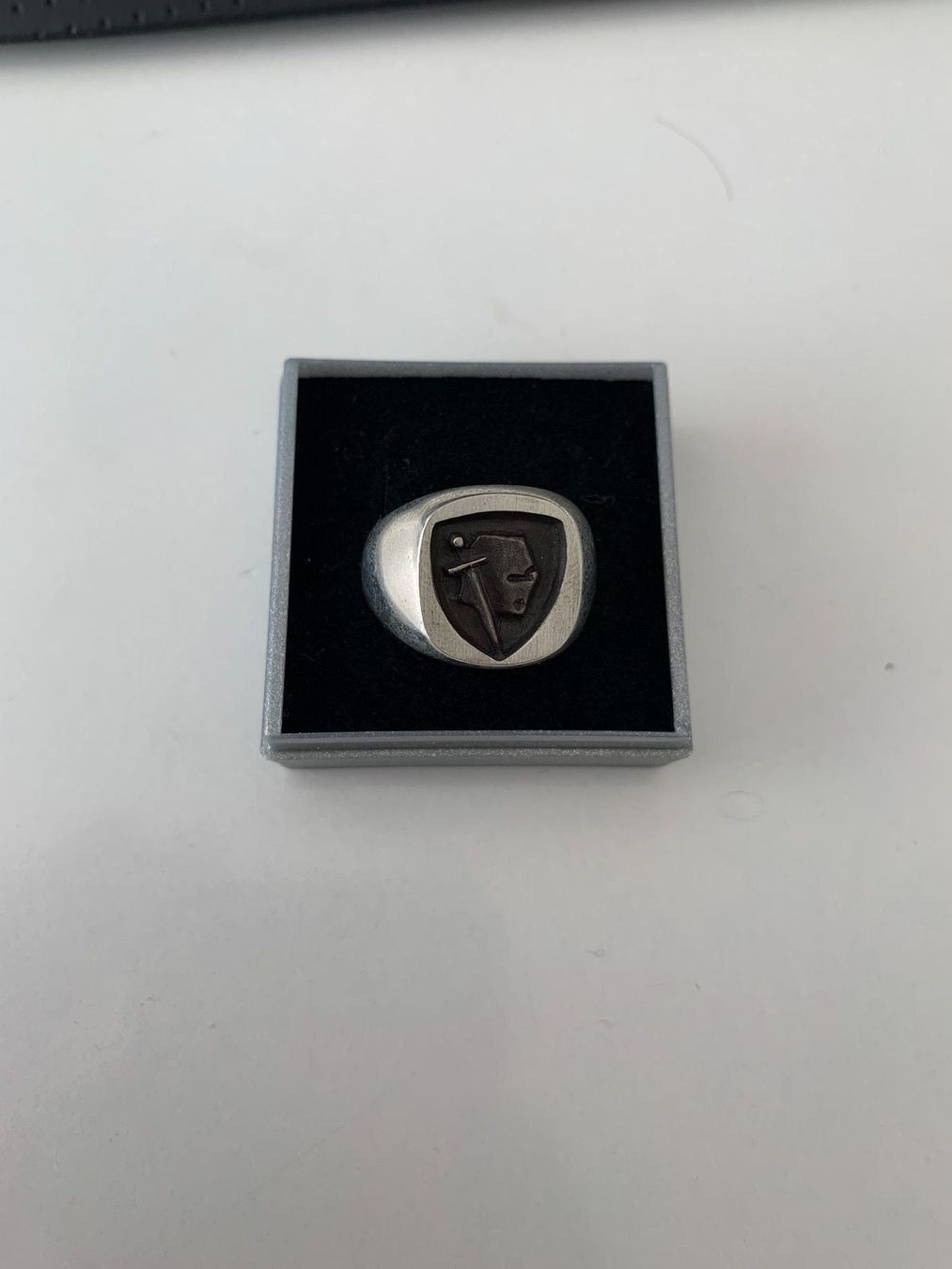 Ringe: Silberring mit Logo Pz/Art – Gebraucht aus Seengen von Gegu2