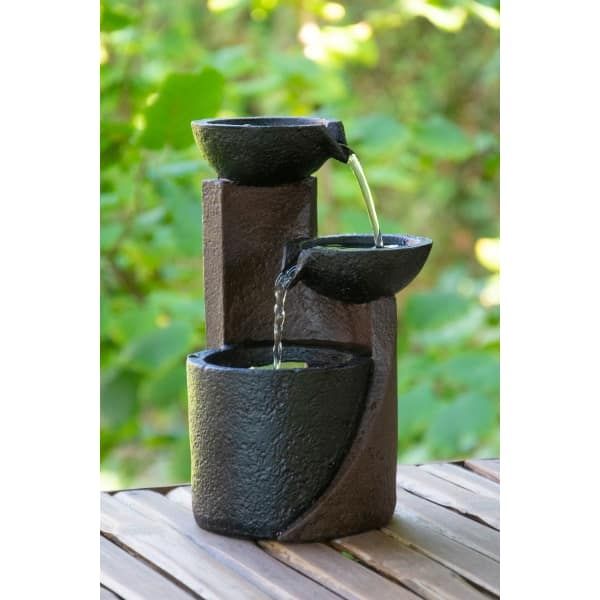 Stagni & Fontane ornamentali: Zimmerbrunnen mit 3 Schalen – Nuovo e nell'imballaggio originale da Arbon venduto da schnaepplistube 4