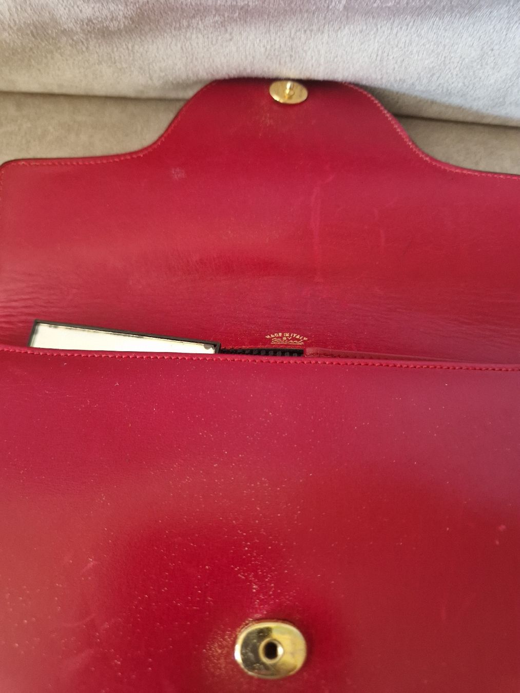 Gucci Borse da donna: Pochette Vintage Gucci, cuir rouge – Usato da Genève venduto da che_7ghr 2