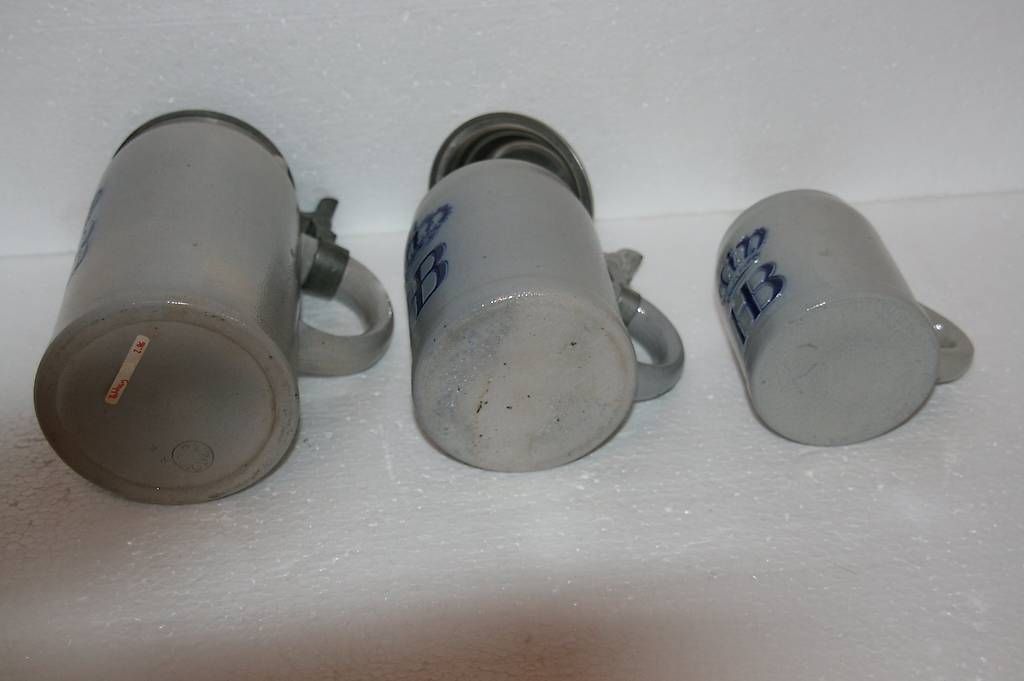 Verres: 3 deutsche Bierhumpen HB – D'occasion à Bubendorf par Mia111 4