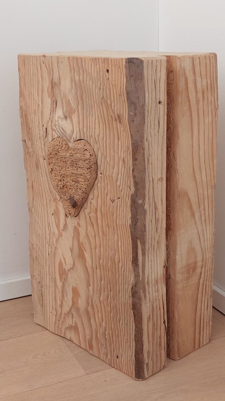 Tutte le decorazioni: Altholzsäule / Dekosäule mit Herz – Nuovo e nell'imballaggio originale da Egnach venduto da Oldwoodstyle 4