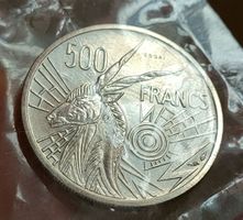CENTRAL AFRICA 500 FRANCS 1976 B UNZ. *PROBE*