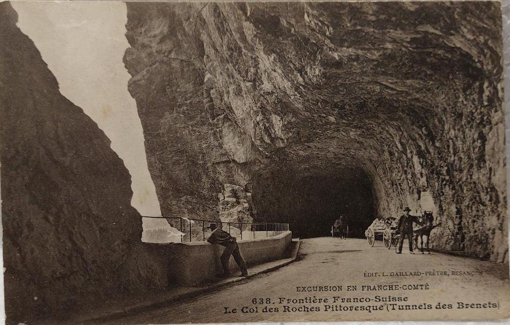 LE LOCLE-COL-DES-ROCHES - Tunnels Brenets - Attelage (Gebraucht) in ...