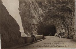 LE LOCLE-COL-DES-ROCHES  - Tunnels Brenets - Attelage