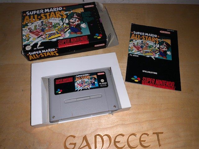 Nintendo Giochi: Super Mario All-Stars SNES Nintendo – Usato da Steinach venduto da Gamecet 1