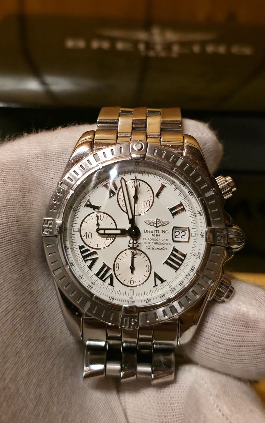 Breitling Orologi: Breitling Chronomat chiffres romains – Usato da Mollis venduto da aug_y9sm