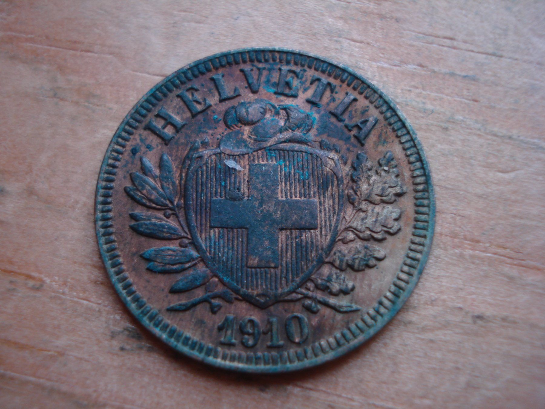 Tutti le monete: (W5) 2 Rappen 1910 – Usato da Erlach venduto da Net-Coins