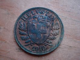 (W5) 2 Rappen 1910