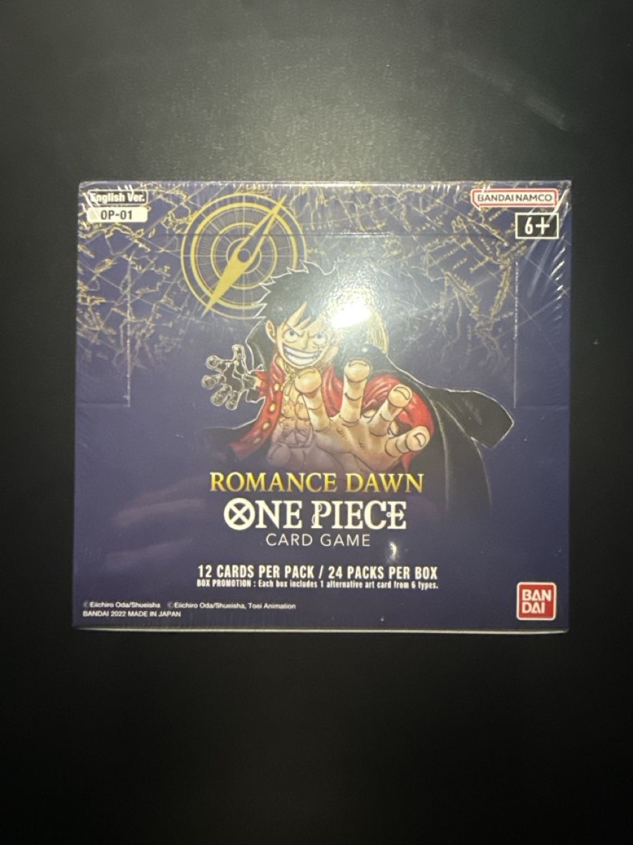Bandai Carte collezionabili: One Piece TCG OP01 Blue Bottom Pre-Errata Top – Nuovo e nell'imballaggio originale da Dübendorf venduto da godpack