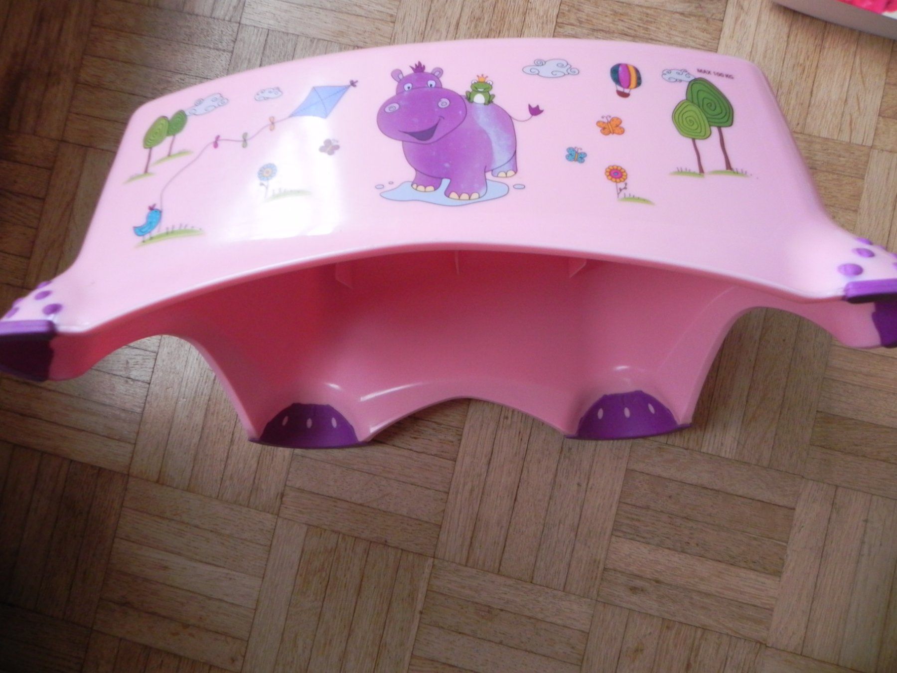 Sgabelli: Schemel Tritthocker für Kinder, Rosa – Usato da Stallikon venduto da pcerny16 1