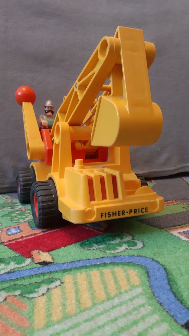 Fisher-Price Giocattoli: Fisher-Price - Bagger mit "Willi" dem Baggerführer – Usato da Rheinfelden venduto da Bistrello 2
