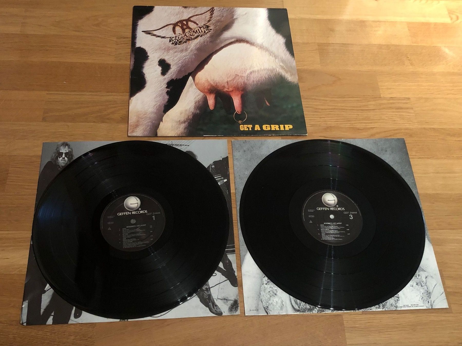 Schallplatten: Aerosmith. 1993. Get A Grip. Doppelalbum – Gebraucht aus Faulensee von Mizuno06 3