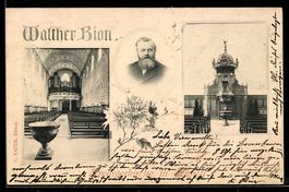 Litho Zürich, Predigerkirche, Pfarrer W