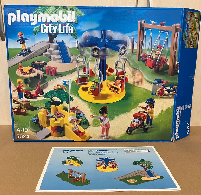 Stavebnice dětské hřiště Playmobil 5024 - bazar