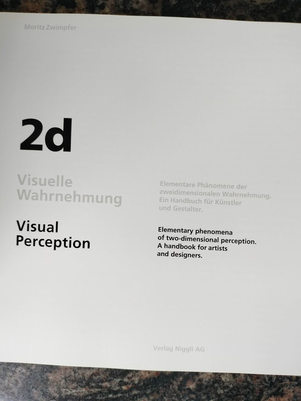 Bücher: 2d Visuelle Wahrenehmung - Visual Perception - Elementary ph – Gebraucht aus Cortaillod von rozinna 2