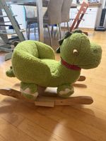 Spielzeug Dinosaurier Schaukeltier Grün fast neu