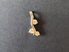 Schmuckanhänger silber mit Zirkoniasteinchen