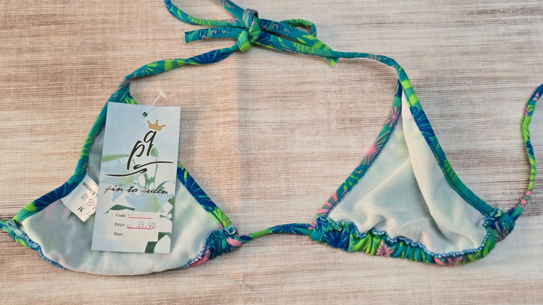 Costumi da bagno & Bikini: Triangel Bikini Top - M - Tropical 👙 – Nuovo (secondo la descrizione) da Thalwil venduto da VitaMini 2
