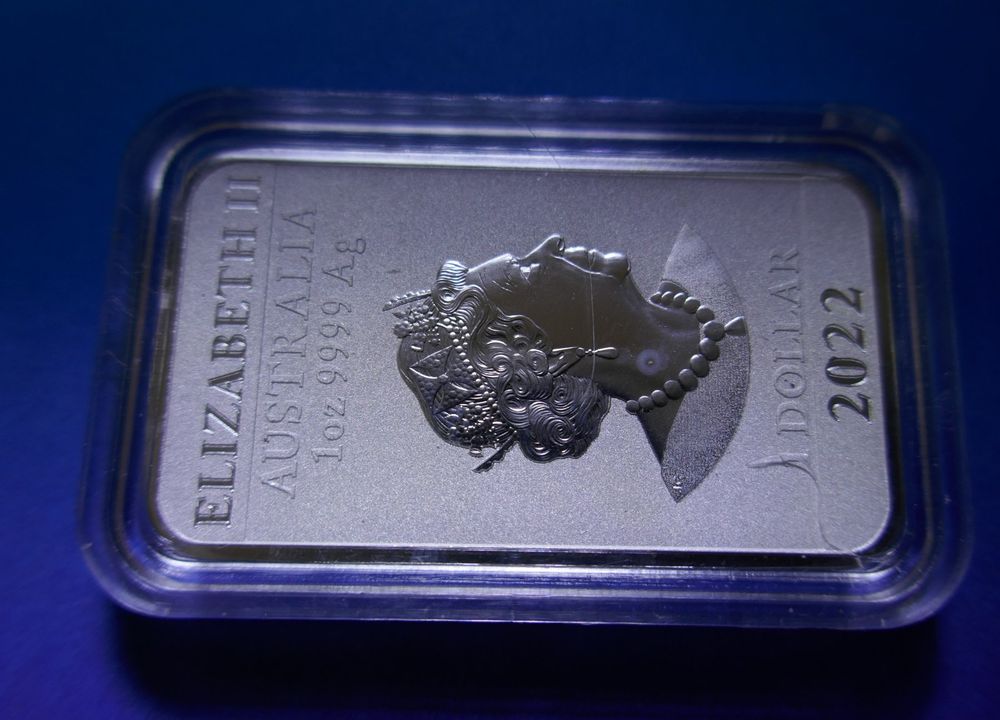 4 Unzen Silberbarren – Motiv „100 Dollar Schein“ 2013, Mit Box Und Zertifikat
