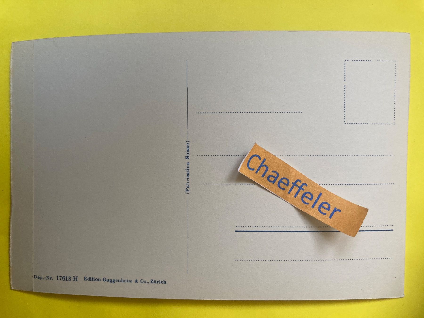 Cartes postales: Celerina – D'occasion à Zürich par Chaeffeler 1