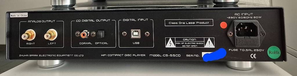 Cayin Audio- & Mediensysteme: CAYIN CS- 55 CD High End DAC CD Player – Gebraucht aus Zug von storsi 1