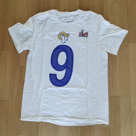 NFL LOS ANGELES RAMS SUPERBOWL T-SHIRT / #9 STAFFORD / Gr.M