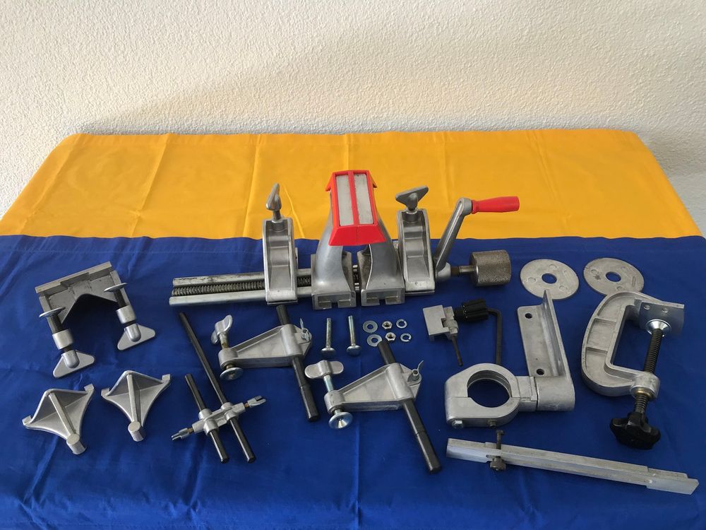 Zyliss Universal Spanngerät Schraubstock Leimzwinge Zubehör (Neu und