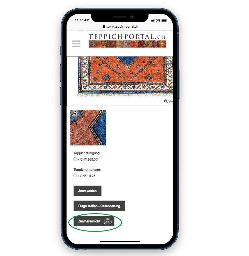 Tappeti: Kars Türkischer Teppich 263 x 168 cm – Usato da Eglisau venduto da Teppichportal 8