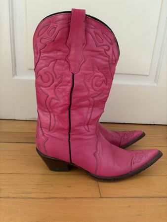 Rudel Cowboy Boots Pink, Gr. 39 - US 8