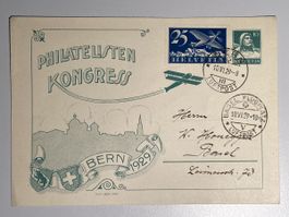 Flugpost 1929, Basel Flugplatz/ Bern 10.Vl.29