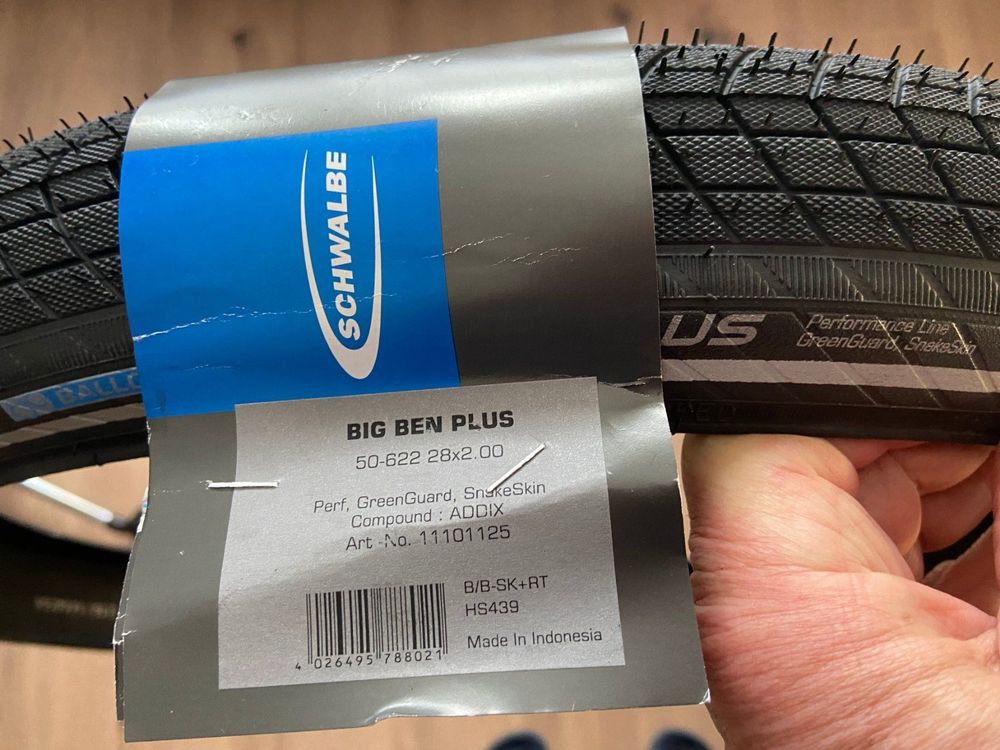 Schwalbe Big Ben Plus 28x2.0 (Neu und originalverpackt) in Emmenbrücke ...