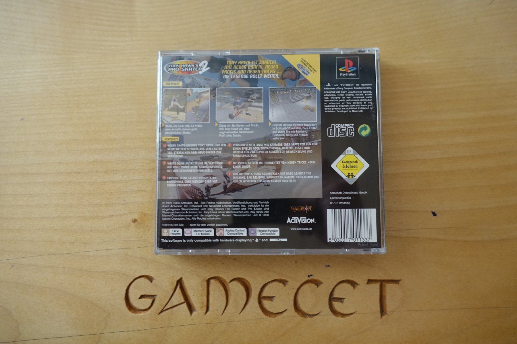 Sony Giochi: Tony Hawk's Pro Skater 2 – Usato da Steinach venduto da Gamecet 2