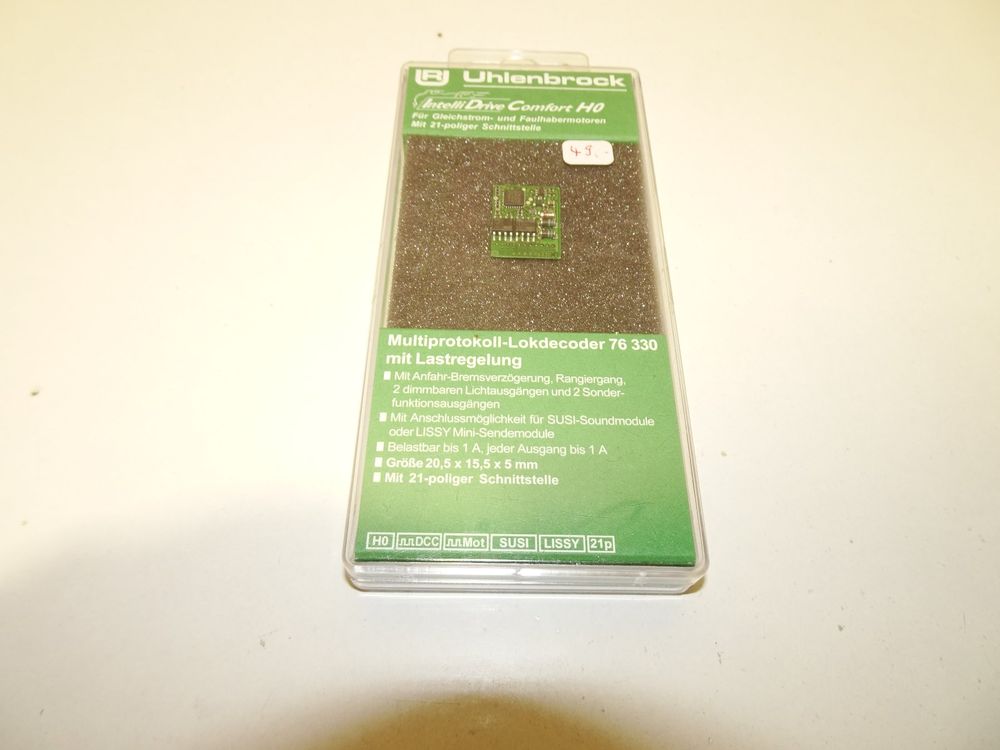 Uhlenbrock Multiprotokoll Lokdecoder Lastregelung 76330 (Gebraucht) in ...